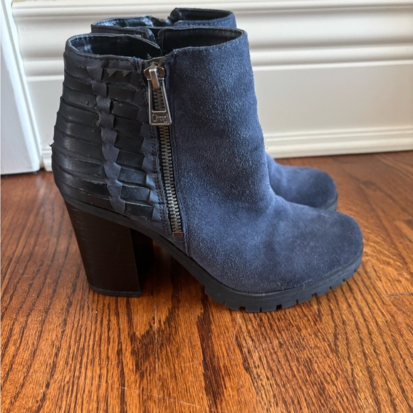 Circus by Sam Edelman Shoes - Circus by Sam Edelman Navy Suede Ankle Boots